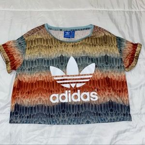 ADIDAS ORIGINALS x FARM FEATHER CROP TOP